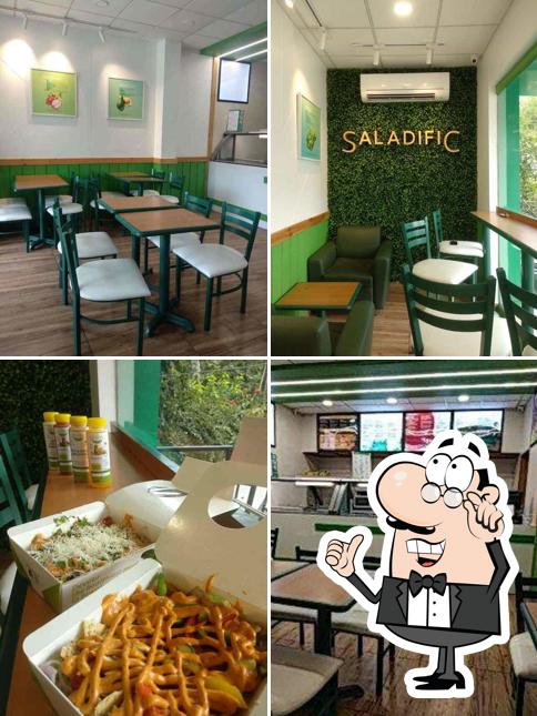 The interior of Saladify