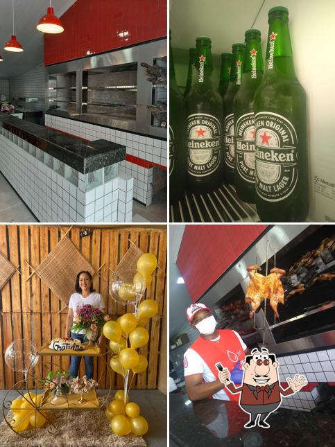 Comida em Restaurante Galeteria Pingão