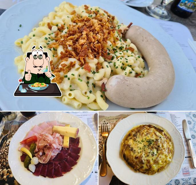 Maccheroni al formaggio al Romantik Hotel Säntis