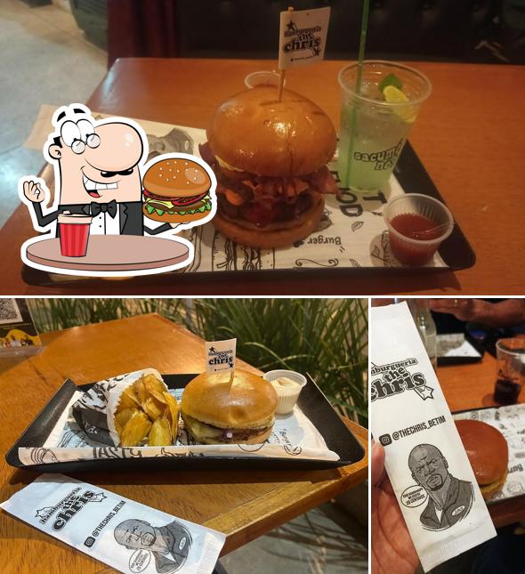Delicie-se com um hambúrguer no The Chris Rosário Hamburgueria
