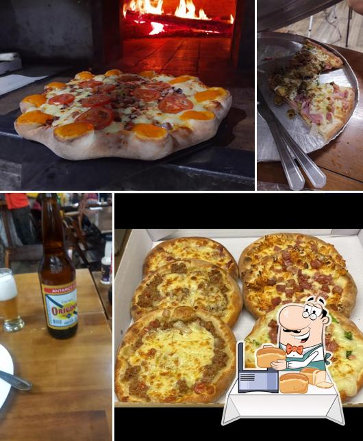 Pão-com-alho em Villa Pizza Delivery