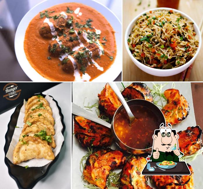Food at Hunger Strike Restaurant