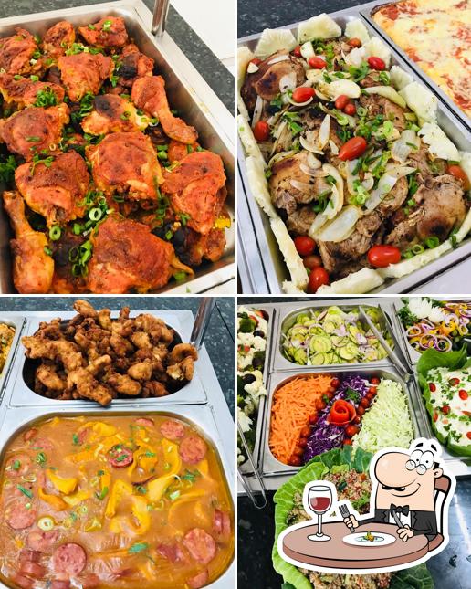 Comida em Rabanete Restaurante