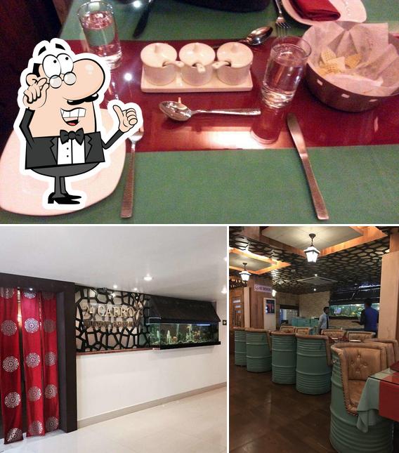 The interior of Kalinga India Restaurant