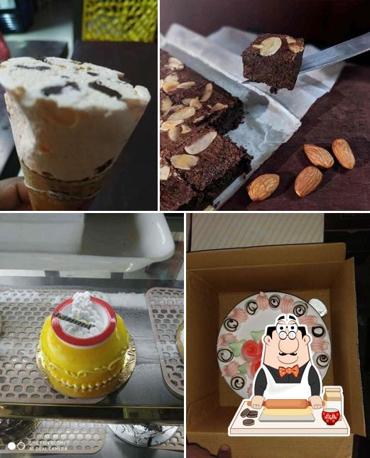 Burrps Cafe And Bakery provides a range of sweet dishes