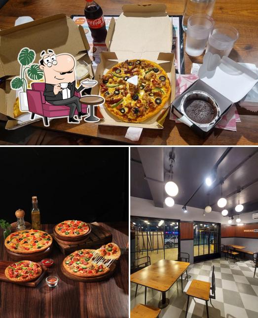 The interior of Mojo Pizza