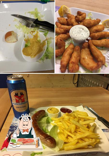 Fish and chips al EAT & GO Wengen HALAL FOOD