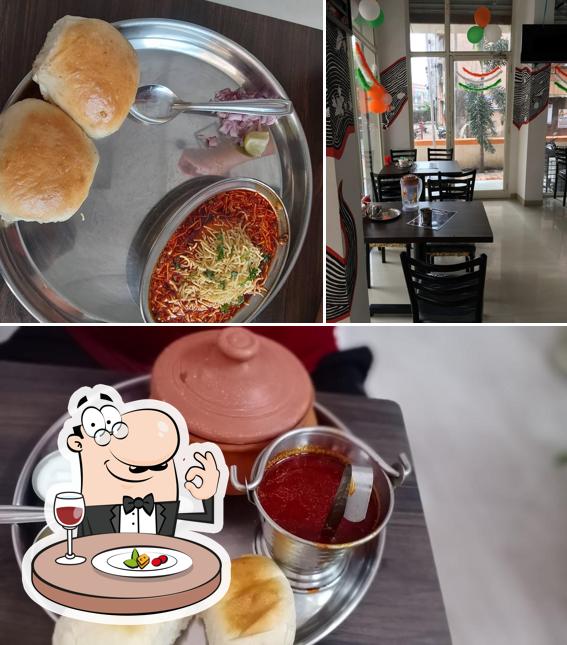Among various things one can find food and interior at Satari Katta Misal House