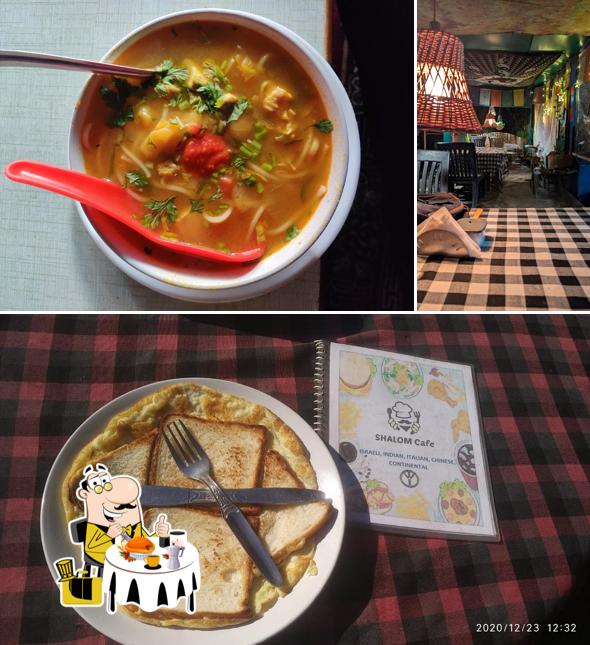 Food at Shalom Cafe Tosh