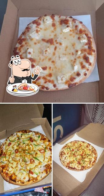 Pick various kinds of pizza