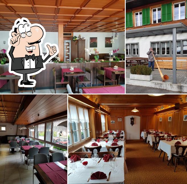 Gli interni di Restaurant Tea Room Chutze