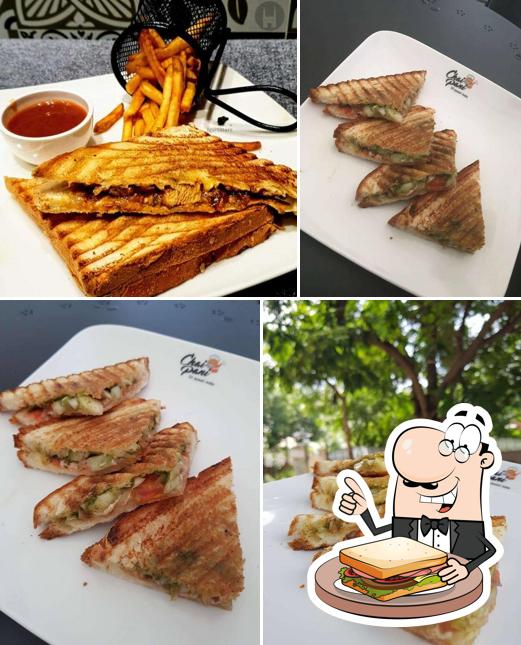 Order a sandwich for lunch or dinner