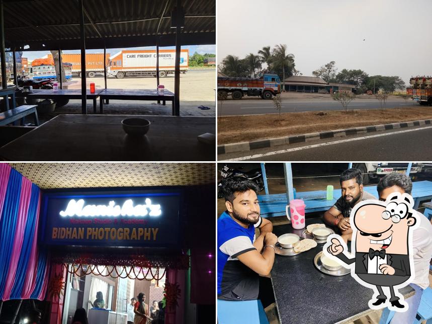 The interior of Dada Bhai Hotel