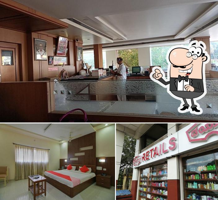 The interior of Hotel Diana