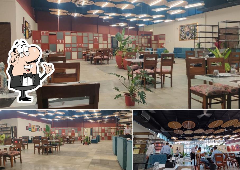 Check out how Pahunchar Pure Veg Restaurant looks inside
