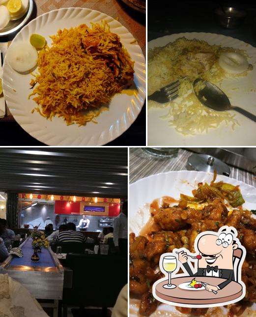 Food at Peacock Restaurant