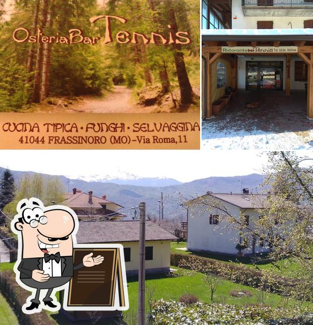 Gli esterni di Ristorante bar tennis