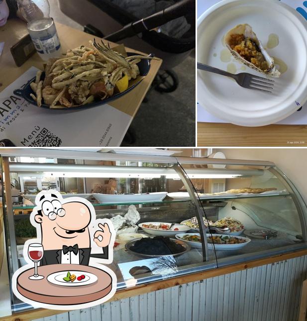 Platti al ACQUAPAZZA Ristocceria di Pesce & Panetteria