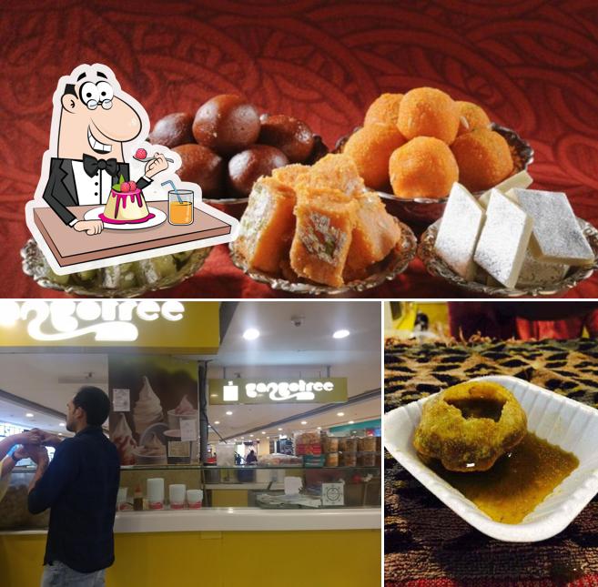 Gangotree provides a number of sweet dishes