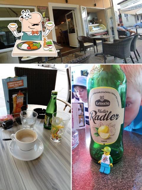 Questa è la foto che presenta la cibo e esterno di Slastičarnica - Caffe bar Kalipso