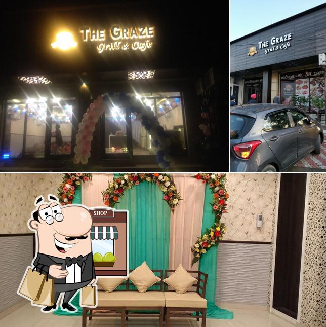 The exterior of The Graze , Grill & Cafe