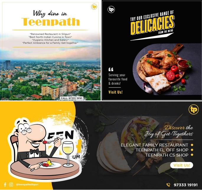 The restaurant's food and exterior