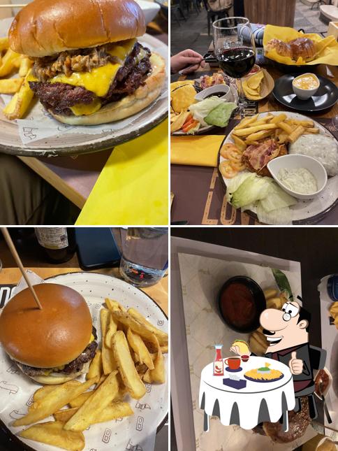 Brasserie offre un'ampia selezione di opzioni per gli amanti dell'hamburger