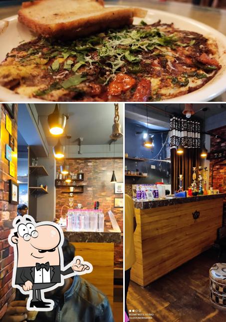 Take a look at the photo depicting interior and food at Chai Bar