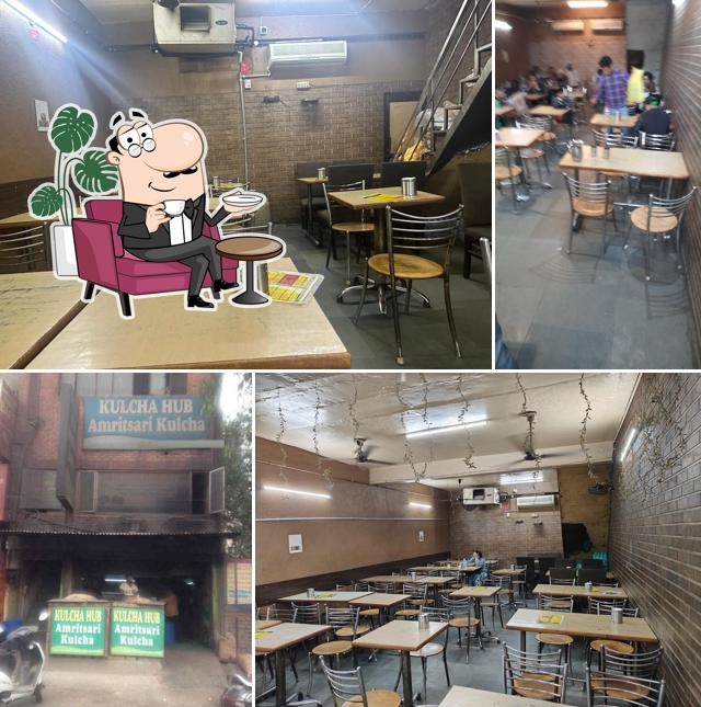 Take a seat at one of the tables at Brother's Kulcha Hub