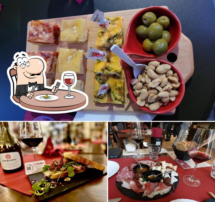 Cibo al Enoteca La Buta