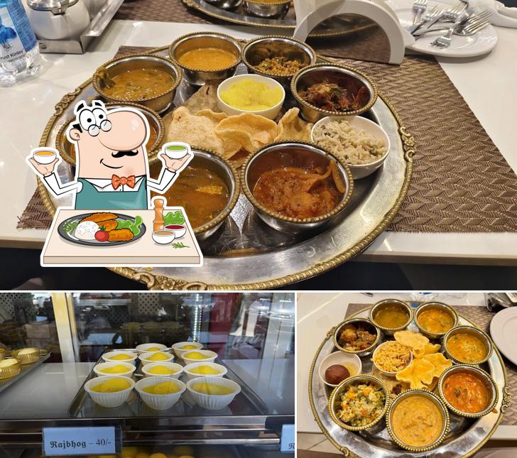 Meals at Green Meridian Veg Restaurant