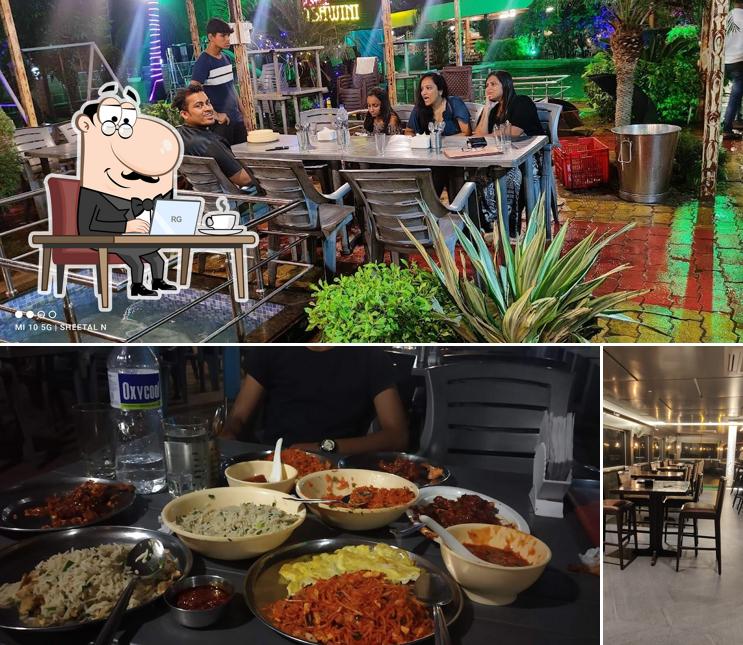 This is the photo displaying interior and food at Hotel Ashwini