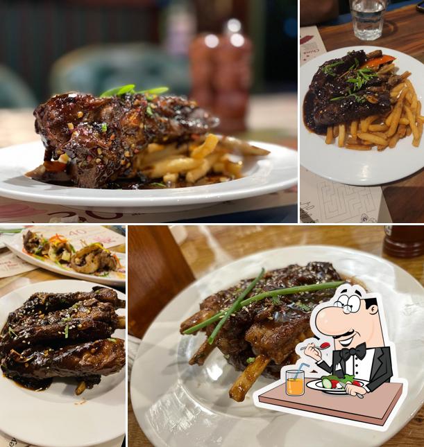 Food at Mussard -the pork speciality Cafe