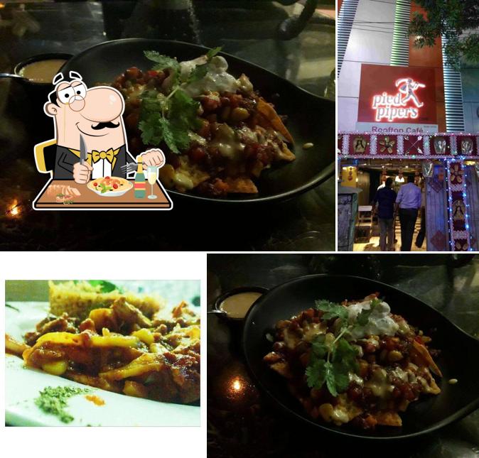 Food at Pied Pipers Cafe