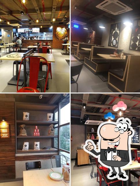 The interior of Pizza Hut Lingampally, Hyderabad