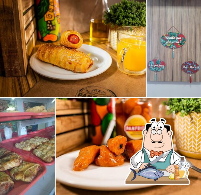 Salmão grelhado em Panfrigo - Café, produtos regionais, salgados para festas e eventos