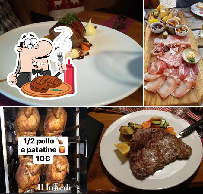 Prenditi i piatti di carne a Agritur El Mas