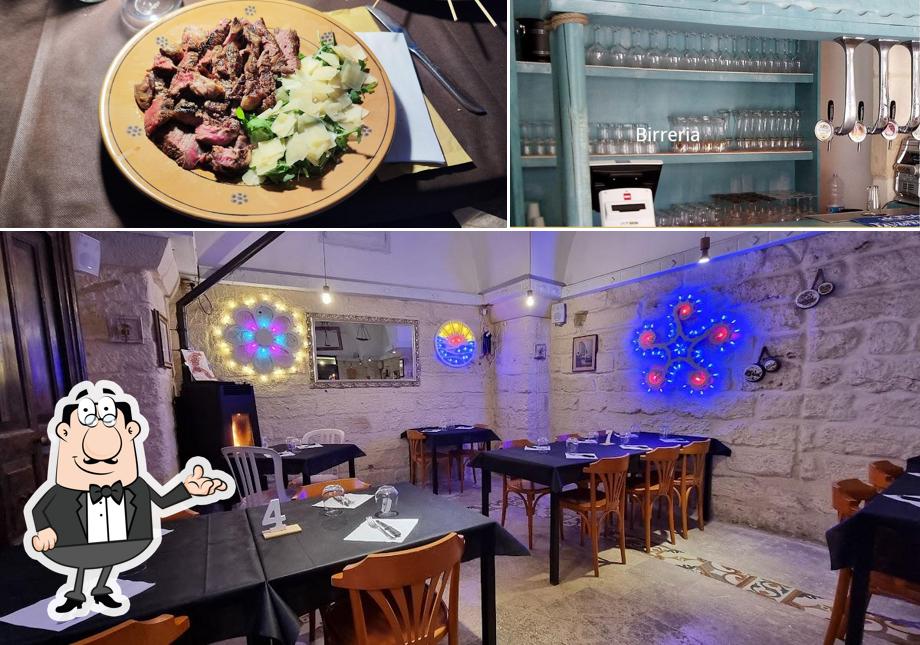 Dai un’occhiata alla immagine che raffigura la interni e bevanda di Al 76 da michele PIZZERIA.BRACERIA.RISTORANTE