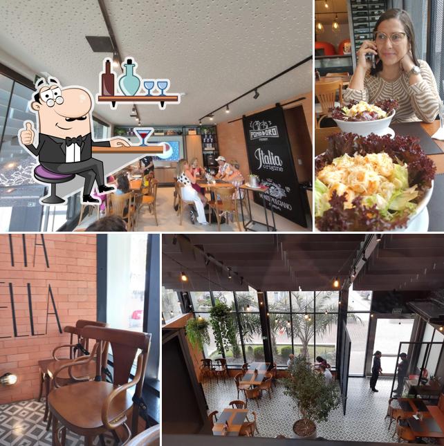 O interior do Cantina Volpi Paralela