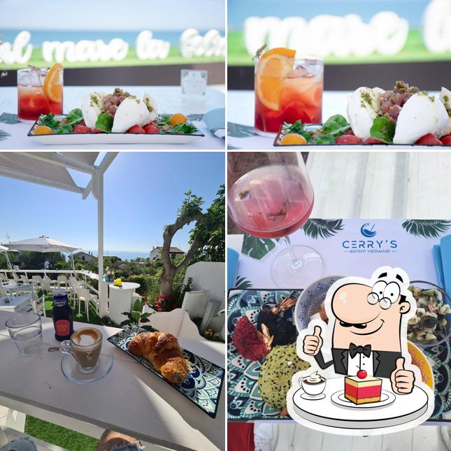 Cerry's Bistrot VistAmare offre un'ampia gamma di dessert
