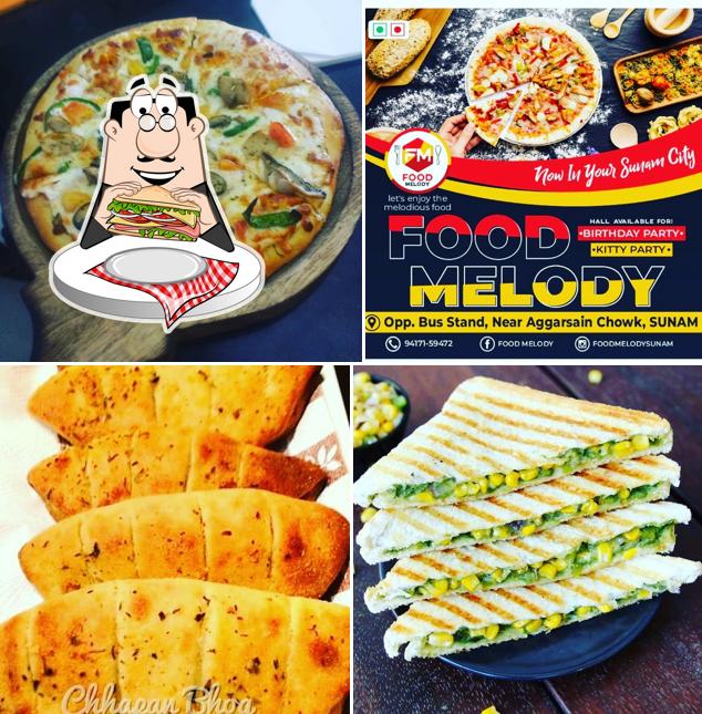 Club sandwich at FOOD MELODY