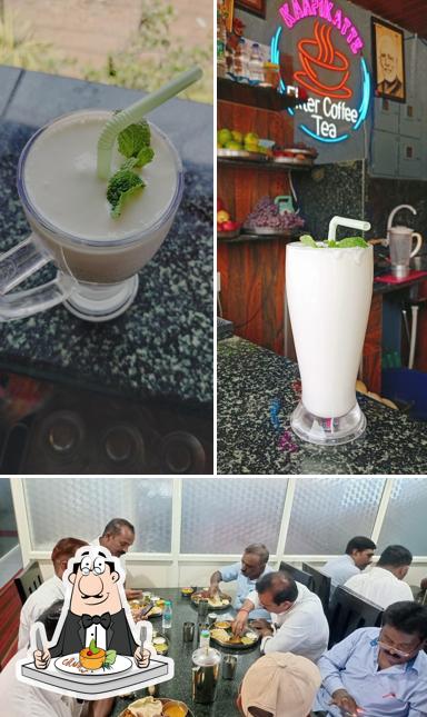 Meals at Nag refreshment and kaapikatte halebeedu