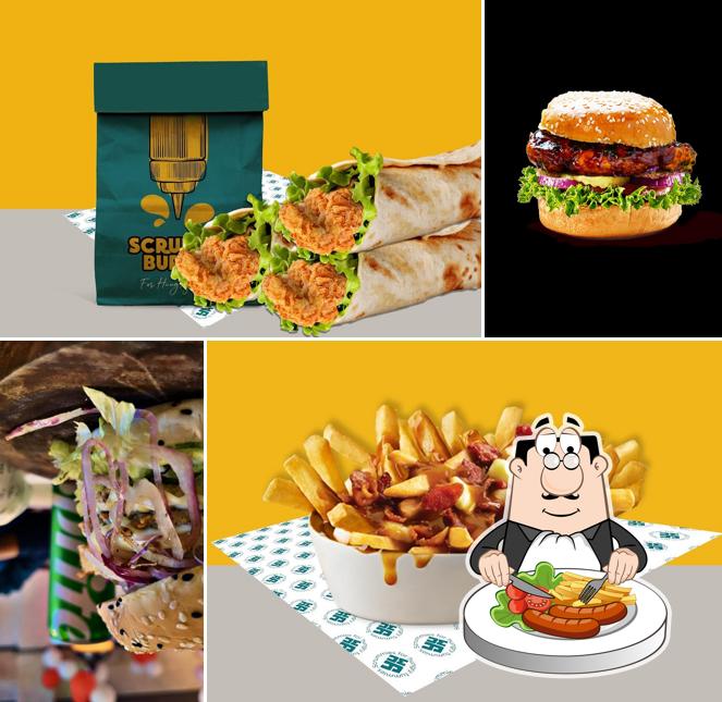 Food at Scrummys Cafe