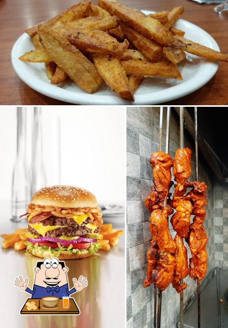 Food at The royal's restaurant