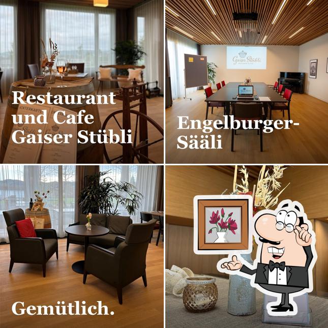 Gli interni di Restaurant und Cafe Gaiser Stübli