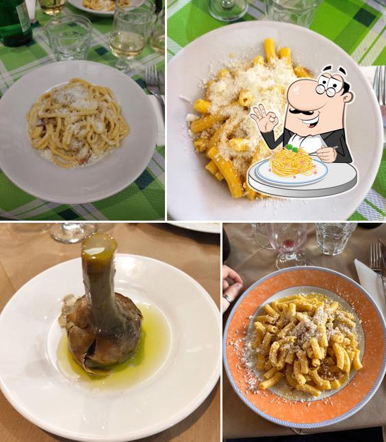 Spaghetti alla carbonara al Ristorante Pizzeria Il Casale Roma