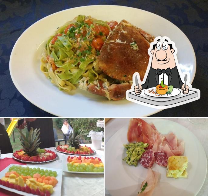 Cibo al Ristorante Villa Pedrini