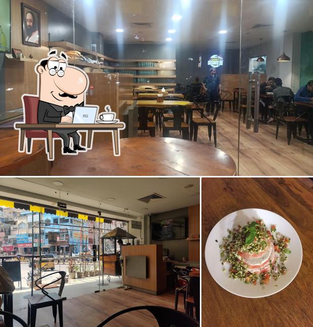 Check out how Sattvahaar Cafe looks inside