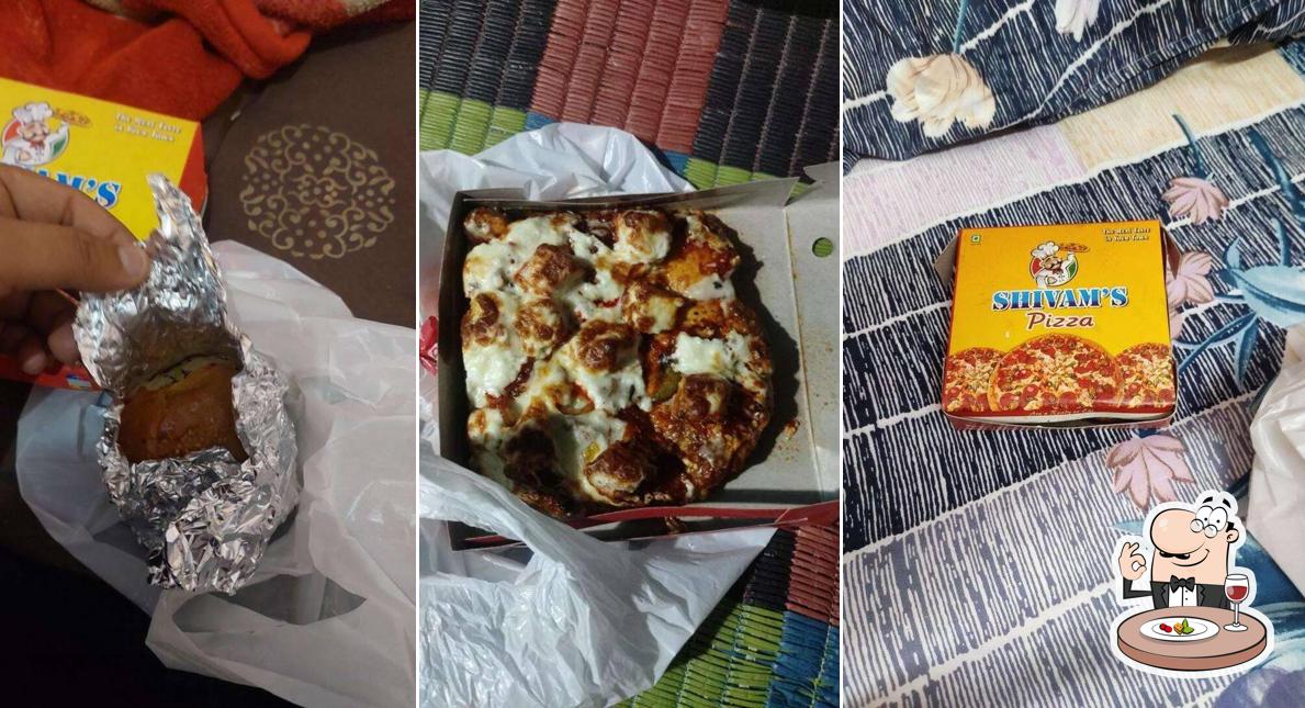 Food at Shivam's Pizza