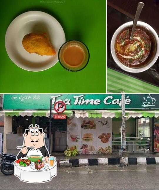 Hot and sour soup at Tea Time Cafe